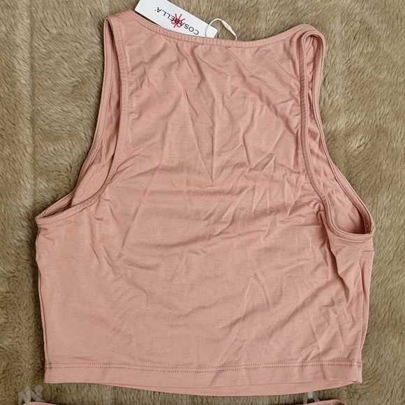 NEW tags Cosabella x Minimalista Cropped Cami and Skirt 2 piece Set - Picture 10 of 14